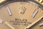 Rolex datejust 41mm Gold Dial 126333 super clone eta (7)