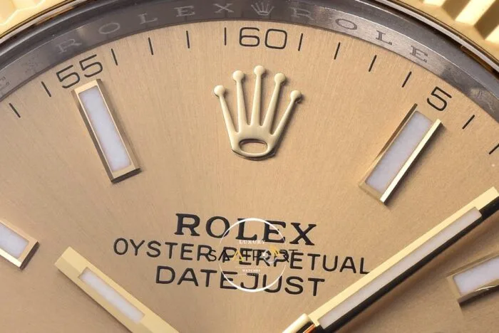 Rolex datejust 41mm Gold Dial 126333 super clone eta (7)