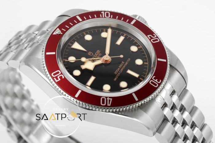 Tudor 7941A1A0 Black Bay Red Bezel Jubile Kordon MT5602 Super Clone Eta