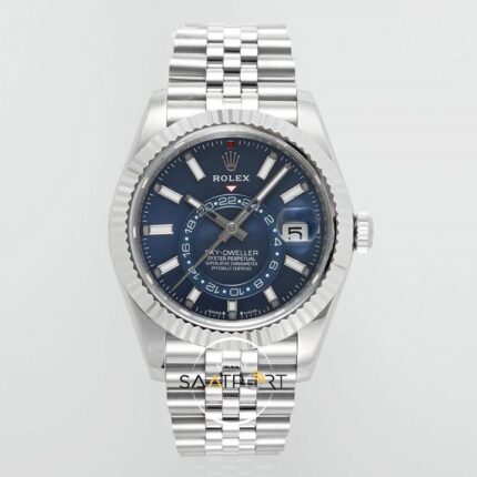 Rolex Sky Dweller 42 mm Mavi Kadran Jübile 336934 Super Clone Eta