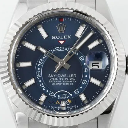 Rolex Sky Dweller 42 mm Mavi Kadran Jübile 336934 Super Clone Eta (3)