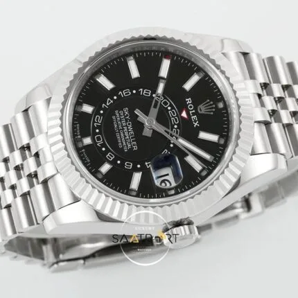 Rolex Sky Dweller 42 mm Siyah Kadran Jübilee 336934 Super Clone Eta (3)