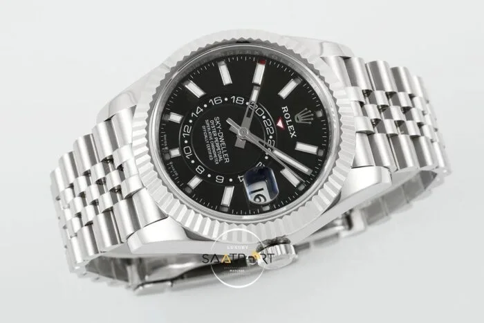 Rolex Sky Dweller 42 mm Siyah Kadran Jübilee 336934 Super Clone Eta (3)