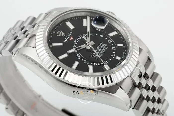 Rolex Sky Dweller 42 mm Siyah Kadran Jübilee 336934 Super Clone Eta (8)