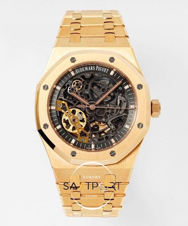Audemars Piguet 15407 İskelet Rose Kasa 41mm ZF Super Clone ETA