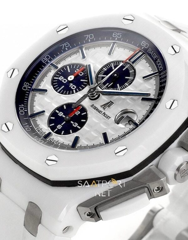 Audemars Piguet Royal Oak Offshore Seramik Beyaz Super clone ETA