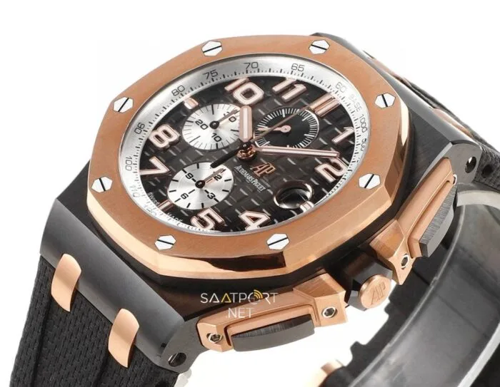 Audemars Piguet Royal Oak Offshore Kronograf Siyah Seramik Super Clone Eta