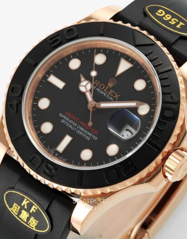 Rolex Yacht-Master 40mm Silikon Kordon Super Clone Eta 116655