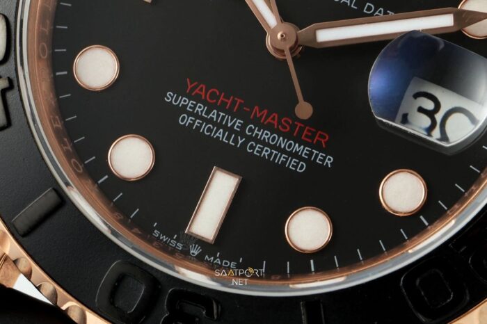 Rolex Yacht-Master 40mm Silikon Kordon Super Clone Eta 116655