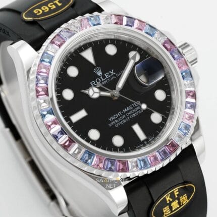Rolex Yacht-Master 42mm Silikon Kordon Super Clone Eta 226668TBR (2)
