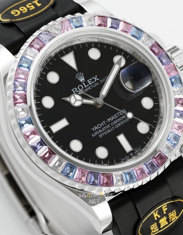 Rolex Yacht-Master 42mm Silikon Kordon Super Clone Eta 226668TBR (2)