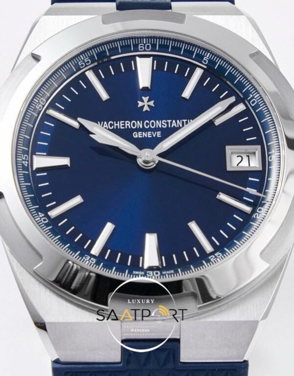 Vacheron Constantin Overseas Dual Time Mavi Silikon Kordon Super Clone Eta (2)
