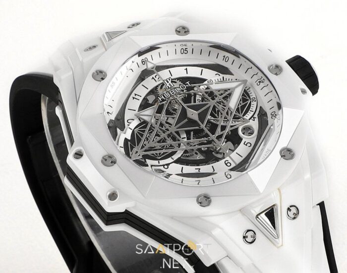 Hublot Big Bang Sang White II HUB1240 İskelet Kadran Super Clone ETA