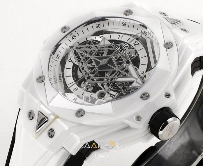 Hublot Big Bang Sang White II HUB1240 İskelet Kadran Super Clone ETA