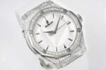 HublotHublot Classic Fusion Orlinski Titanium White Pave Super Clone ETA