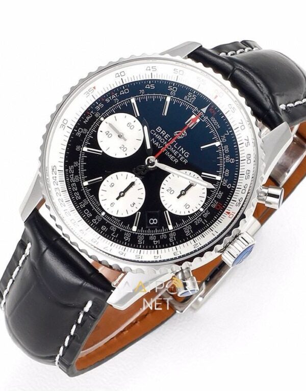 NAVİTİMER B01 SİYAH KRONOGRAF 41mm Super Clone Eta