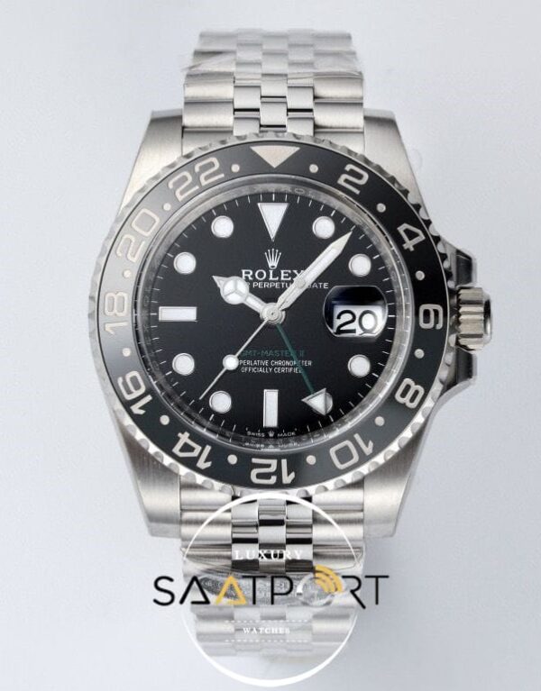 Rolex GMT Master II Bruce Wayne Jübilee 126710GRNR Clean 3285 Super Clone ETA