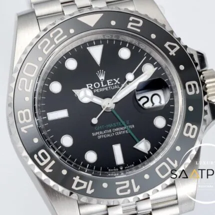 Rolex GMT Master II Bruce Wayne Jübilee 126710GRNR Clean 3285 Super Clone ETA