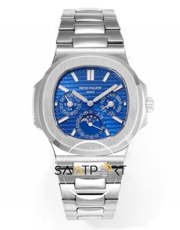 Patek Philippe Nautilus 57401G Blue Dial Perpetual Calendar Super Clone ETA