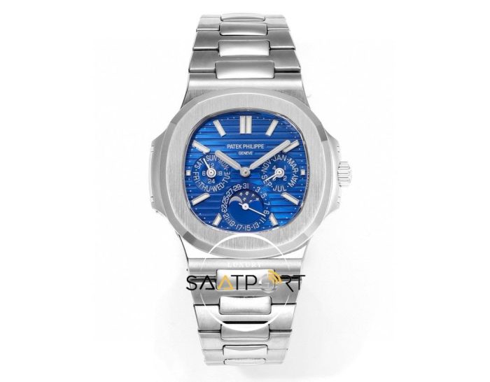 Patek Philippe Nautilus 57401G Blue Dial Perpetual Calendar Super Clone ETA