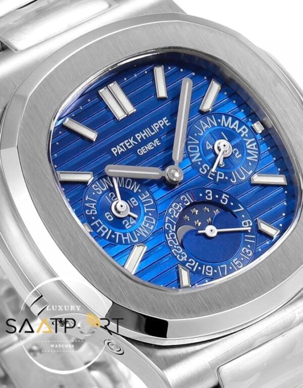 Patek Philippe Nautilus 57401G Blue Dial Perpetual Calendar Super Clone ETA