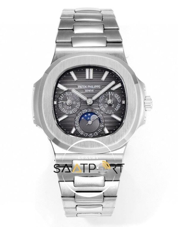 Patek Philippe Nautilus 57401G Gray Dial Perpetual Calendar Super Clone ETA