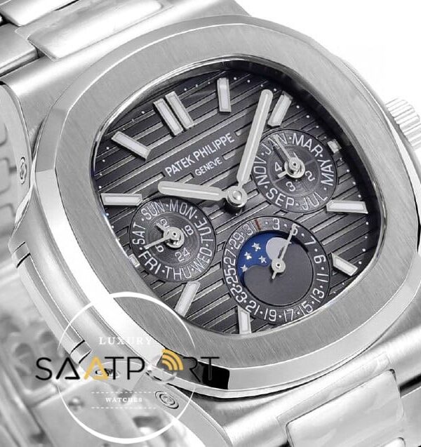 Patek Philippe Nautilus 57401G Gray Dial Perpetual Calendar Super Clone ETA
