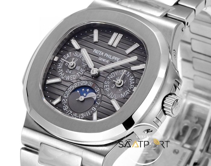 Patek Philippe Nautilus 57401G Gray Dial Perpetual Calendar Super Clone ETA