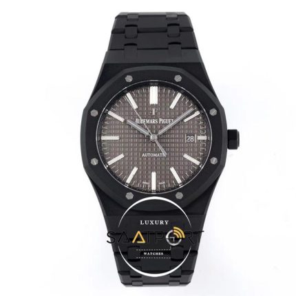 Audemars Piguet 41mm Royal Oak 15400ST Gray Dial in DLC ETA