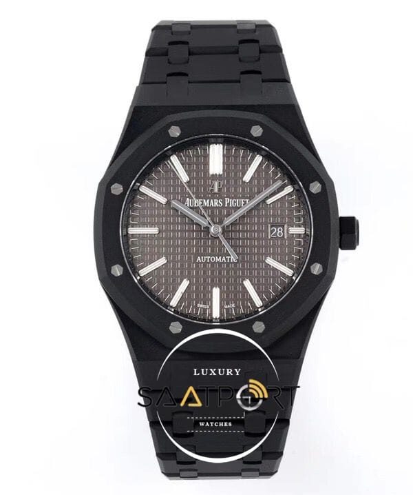 Audemars Piguet 41mm Royal Oak 15400ST Gray Dial in DLC ETA