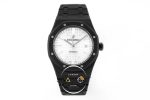 Audemars Piguet Royal Oak 15400 White Dial in DLC ETA