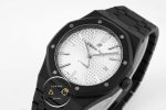 Audemars Piguet Royal Oak 15400 White Dial in DLC ETA