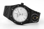 Audemars Piguet Royal Oak 15400 White Dial in DLC ETA