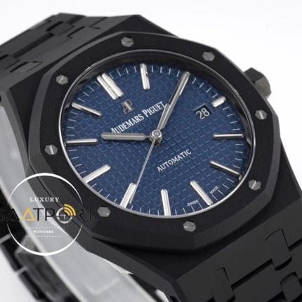 Audemars Piguet Royal Oak 15400ST Blue Dial in DLC ETA