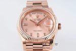 Rolex 128235 Day-Date Taşlı Rose Kadran 904L Rose 36mm 3255 ETA