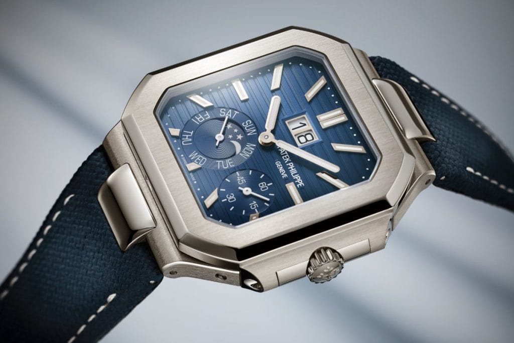 Patek Philippe Cubitus Grande Date Day Moon Phases Ref 5822P 001 5