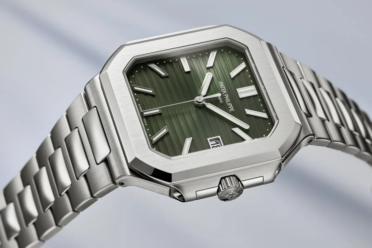 Patek Philippe Cubitus Ref 58211A Paslanmaz Celik Yesil Kadran 2 1
