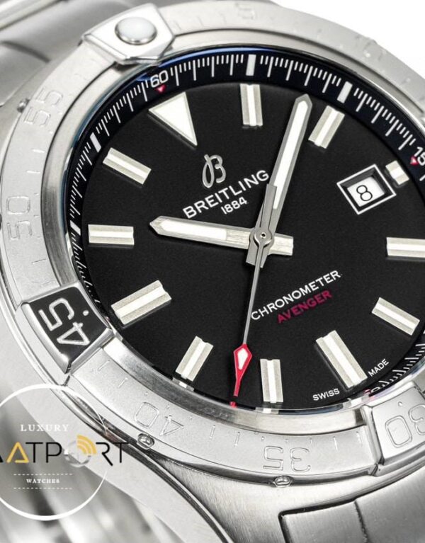 Breitling Avenger A17328101B1A1 Automatic 42mm Siyah Kadran ETA