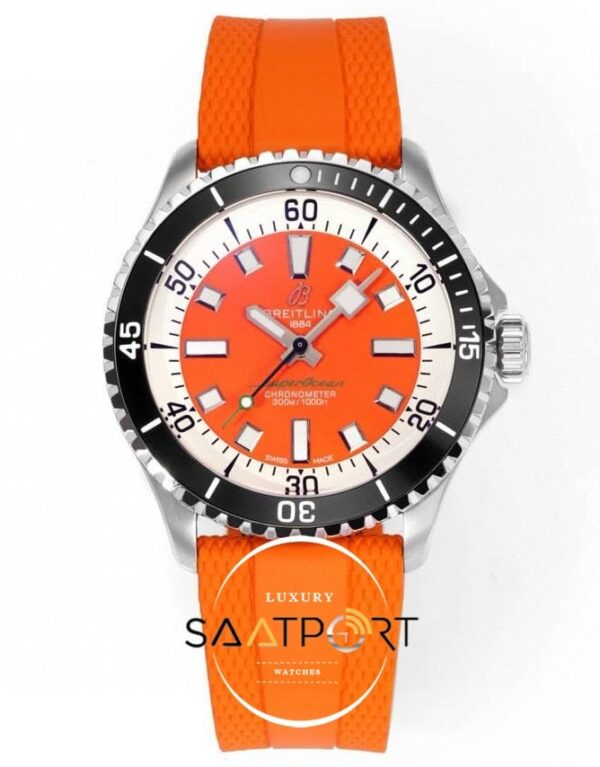 Breitling Superocean 42 Turuncu Kadran A173751A1O1S1 Otomatik ETA