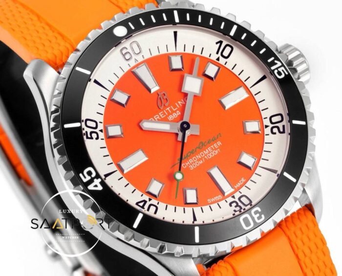 Breitling Superocean 42 Turuncu Kadran A173751A1O1S1 Otomatik ETA