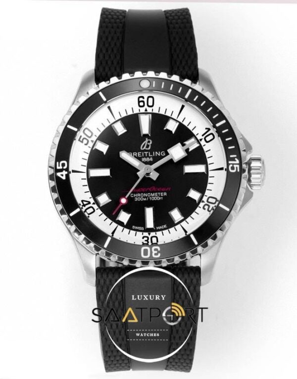 Breitling Superocean A17375211B1S1 Automatic 42 Siyah Kadran ETA