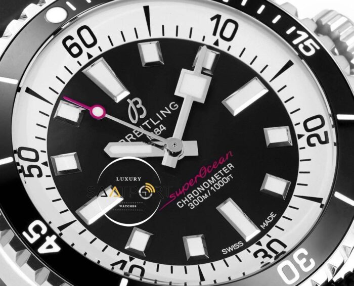 Breitling Superocean A17375211B1S1 Automatic 42 Siyah Kadran ETA