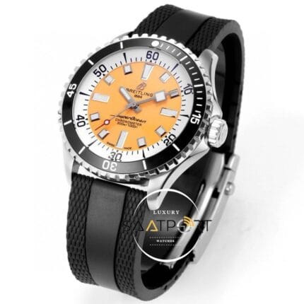 Breitling Superocean A17375211I1S1 Automatic 42 Turuncu Kadran ETA