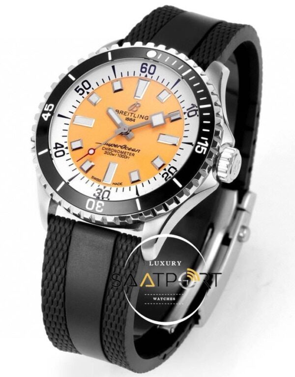 Breitling Superocean A17375211I1S1 Automatic 42 Turuncu Kadran ETA
