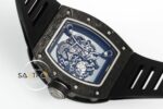 Richard Bubba Watson Americas Edition RM055 Beyaz İskelet Kadran Tourbillon Karbon Kasa ZF ETA