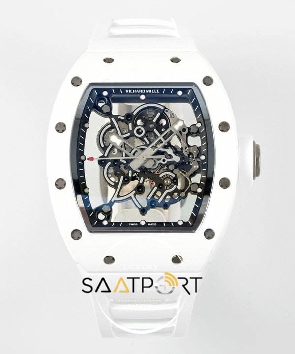 Richard Mille Bubba Watson RM055 Tourbillon Beyaz Karbon ZF ETA