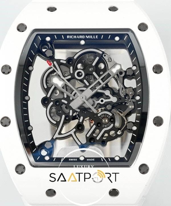 Richard Mille Bubba Watson RM055 Tourbillon Beyaz Karbon ZF ETA