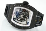 Richard Mille Limited Edition RM055 Beyaz İskelet Kadran Tourbillon Karbon Kasa ZF ETA