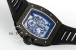 Richard Mille Limited Edition RM055 Beyaz İskelet Kadran Tourbillon Karbon Kasa ZF ETA