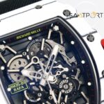 Richard Mille NTPT RM35-01 RAFA Karbon Kasa Dokuma Siyah Velcro Kayış BBRF ETA